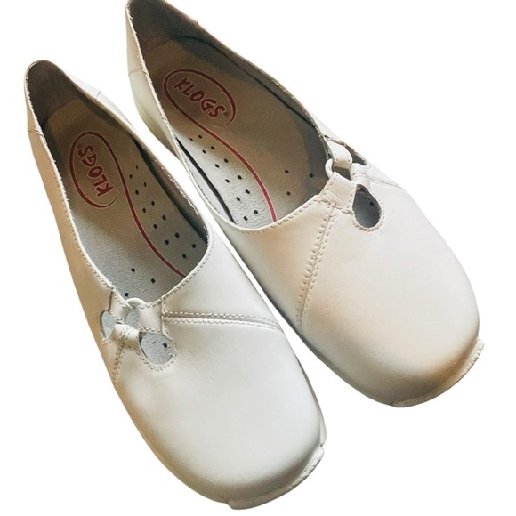 Klogs White Leather Slip-On Shoes size 9 - Picture 5 of 15